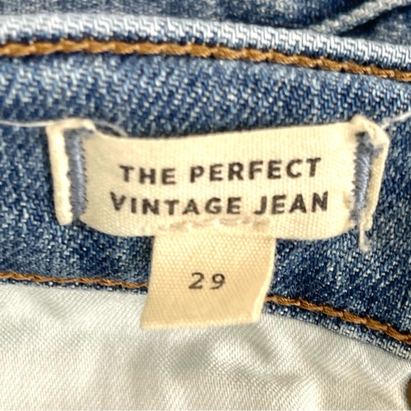 Madewell Medium Wash The Perfect Vintage Jean High Waisted Size 29 - Picture 7 of 10